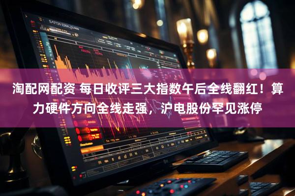 淘配网配资 每日收评三大指数午后全线翻红！算力硬件方向全线走强，沪电股份罕见涨停