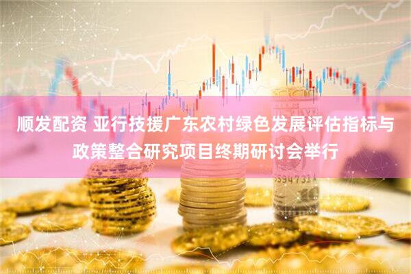 顺发配资 亚行技援广东农村绿色发展评估指标与政策整合研究项目终期研讨会举行